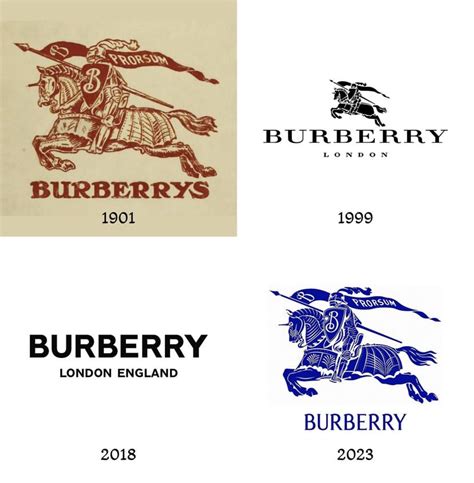 what happened to burberry logo|burberry old and new logo.